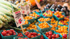 Organic food in a grocery store